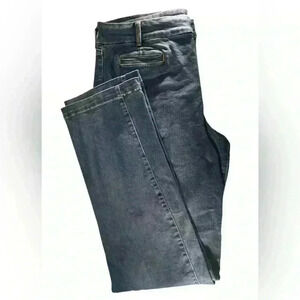 NYDJ Marilyn Straight Jeans Size 14 Medium Wash